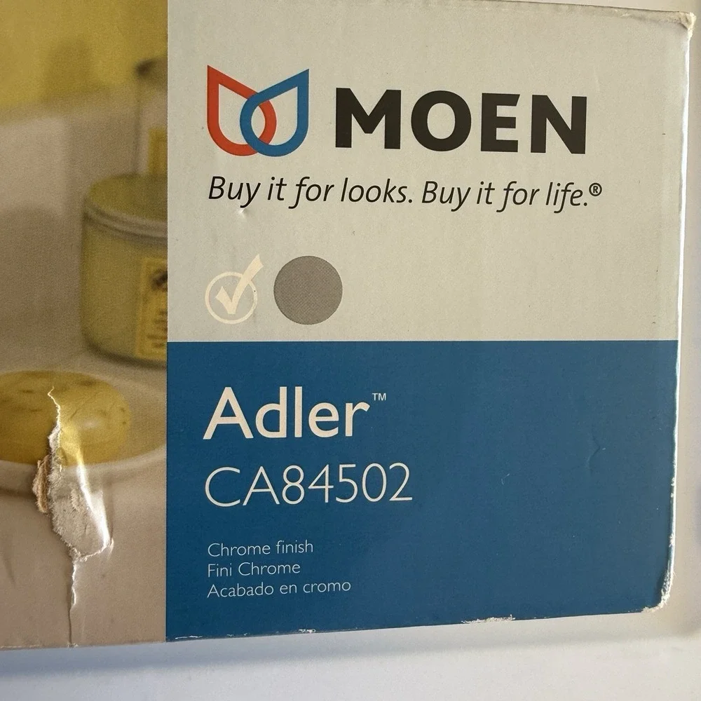 MOEN Adler CAL84502SRN Centerset 1-Handle Bathroom Faucet/ Brushed Nickel - NIB